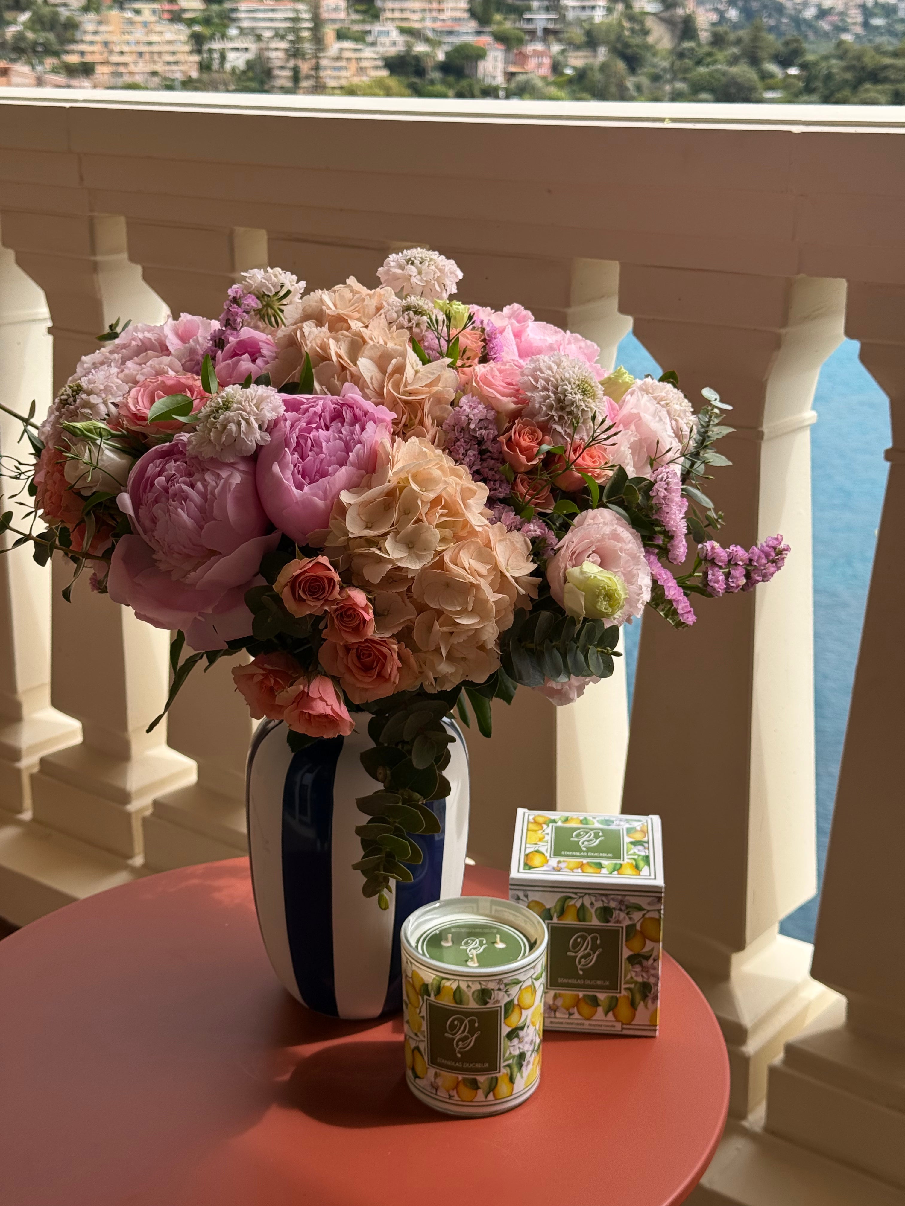 Bouquet ton rosé S