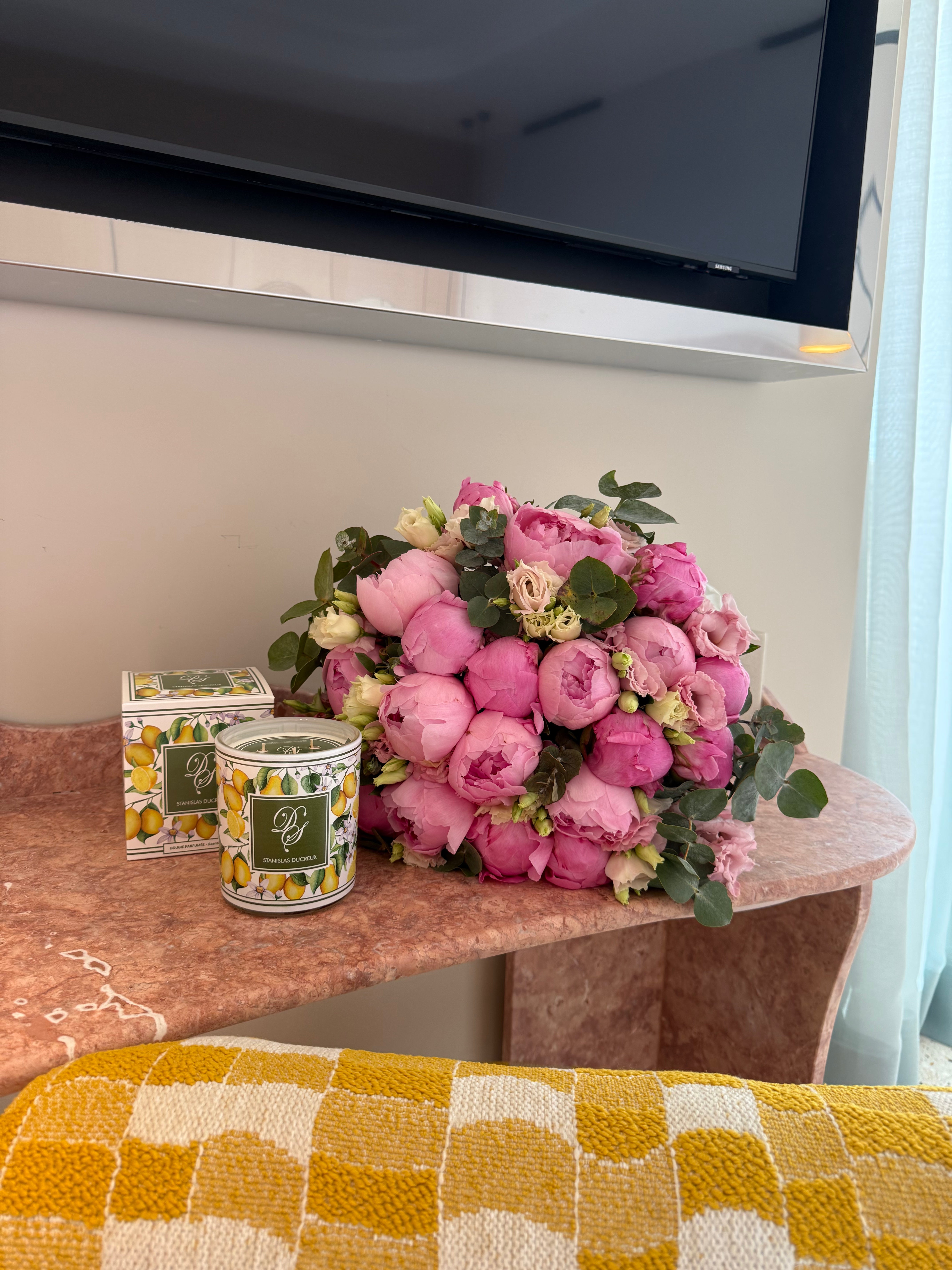 Bouquet pivoine