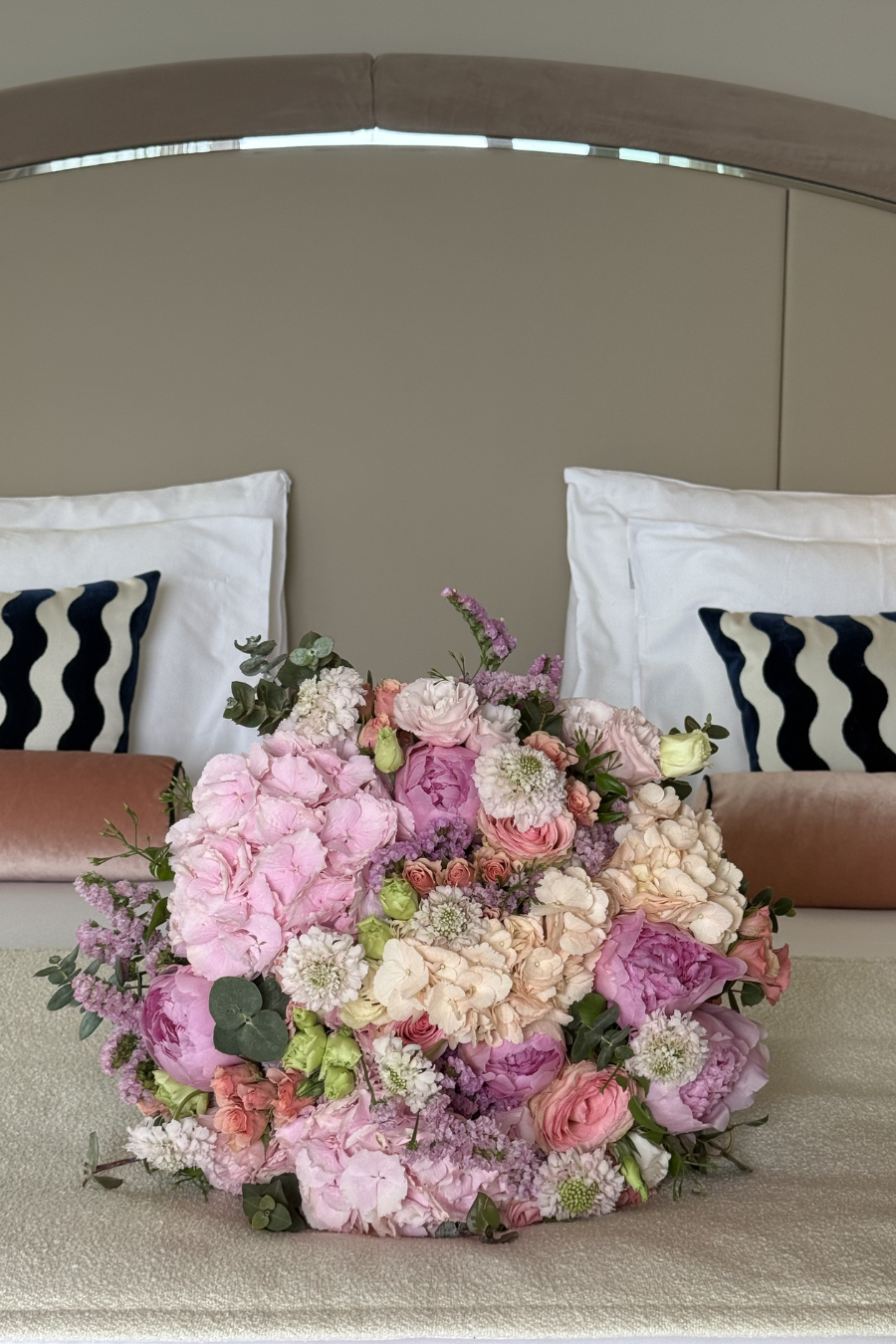 Bouquet ton rosé L