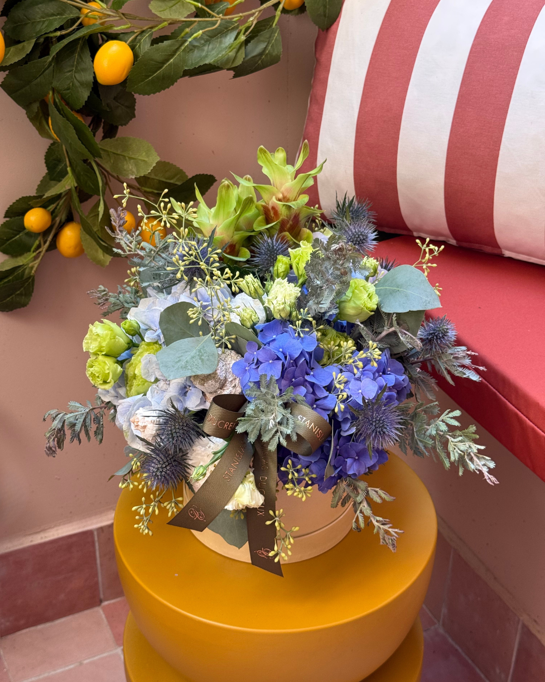 Boîte bleu taille M