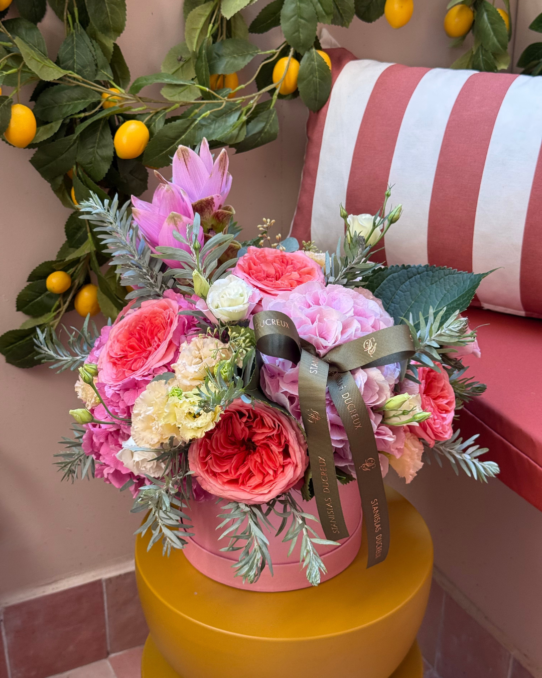 Boite rose taille L